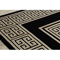 Kusový koberec Gloss 6776 86 greek black/gold