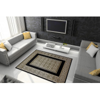 Kusový koberec Gloss 6776 86 greek black/gold
