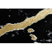 Kusový koberec Gloss 410A 86 3D mramor black/gold