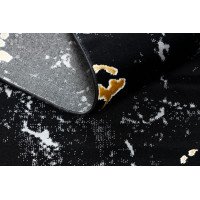 Kusový koberec Gloss 410A 86 3D mramor black/gold