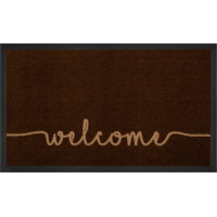 Protiskluzová rohožka Printy 103795 Darkbrown Beige