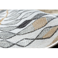 Kusový koberec Cooper Sisal Diamonds 22217 ecru/black