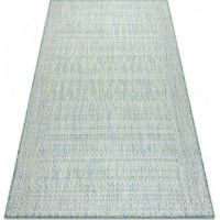 Kusový koberec Sion Sisal Aztec 22184 green/blue/ecru