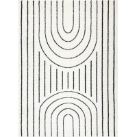 Kusový koberec Mode 8494 geometric cream/black