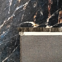 Kusový koberec BLACK and GOLD Marble - černý/zlatý