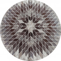 Kusový koberec PANNE mandala circle - odstíny béžové