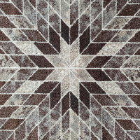Kusový koberec PANNE mandala circle - odstíny béžové