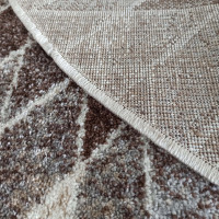 Kusový koberec PANNE mandala circle - odstíny béžové