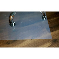 Ochranná podložka pod židli 100 x 140 x 0,8 cm - průhledná