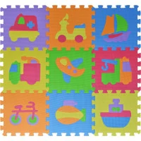 Pěnové puzzle Dopravní prostředky (28x28)