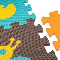 KIK Pěnové puzzle Barevná zvířátka (28x28)
