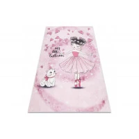 Dětský kusový koberec Bambino 2185 Ballerina pink