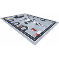Dětský kusový koberec Bambino 2279 Hopscotch grey