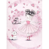 Dětský kusový koberec Bambino 2185 Ballerina pink
