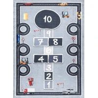 Dětský kusový koberec Bambino 2279 Hopscotch grey