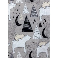 Dětský kusový koberec Junior 51974.802 Bears grey