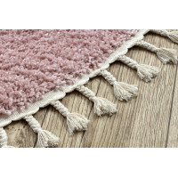 Kusový koberec Berber 9000 pink kruh