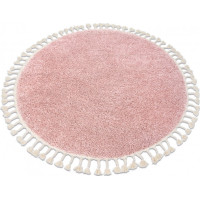 Kusový koberec Berber 9000 pink kruh
