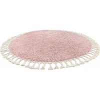 Kusový koberec Berber 9000 pink kruh