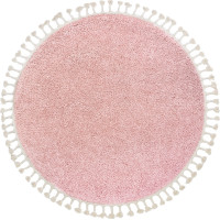 Kusový koberec Berber 9000 pink kruh