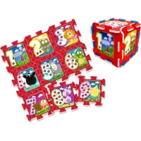 STAMP Pěnové puzzle Zvířátka a čísla