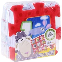 STAMP Pěnové puzzle Zvířátka a čísla