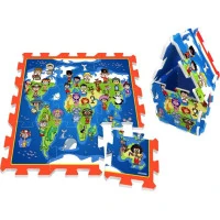 STAMP Pěnové puzzle Mapa světa