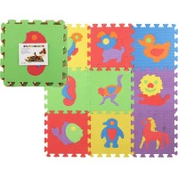 TEDDIES Pěnové puzzle Zvířata (27x27)
