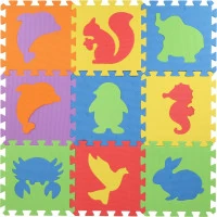 TEDDIES Pěnové puzzle Zvířátka (27x27)