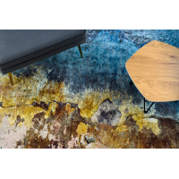 Kusový koberec Miro 51709.803 blue / gold