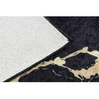 Kusový koberec Miro 51333.801 Marble black / gold