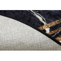 Kusový koberec Miro 51333.801 Marble black / gold
