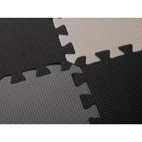KIK Pěnové puzzle Odstíny šedé s okraji IV. (58x58)