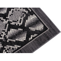 Kusový koberec TAPIS Python - černý