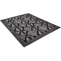 Kusový koberec TAPIS Python - černý