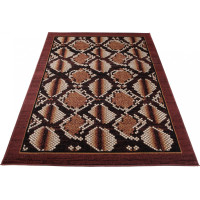 Kusový koberec TAPIS Python - hnědý