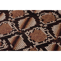 Kusový koberec TAPIS Python - hnědý
