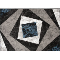 Kusový koberec TAPIS Vertigo - modrý/šedý