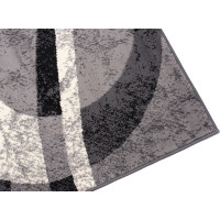 Kusový koberec TAPIS Circle - tmavě šedý