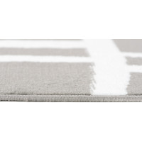 Kusový koberec TAPIS Flick - šedý