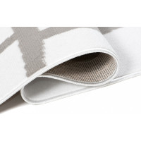 Kusový koberec TAPIS Flick - bílý