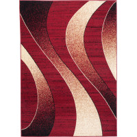 Kusový koberec TAPIS Waves - červený