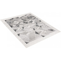 Kusový koberec GRACE Geometric - krémový/světle šedý