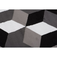 Kusový koberec MAYA Cubes - šedý/černý