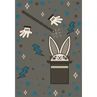 Kusový koberec FIESTA Rabbit - modrý