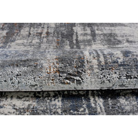 Kusový koberec FEYRUZ Abstract - šedý/krémový