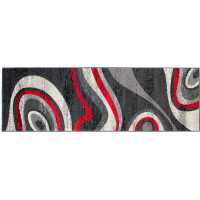 Běhoun TAPIS Winding - šedý/červený