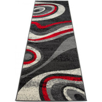 Běhoun TAPIS Winding - šedý/červený