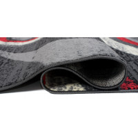 Běhoun TAPIS Winding - šedý/červený
