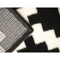 Kusový koberec Gloria new black/cream